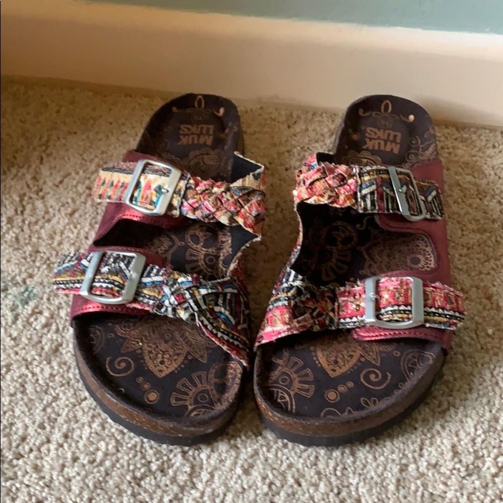 Cute colorful slip ons